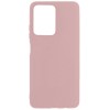 Силиконовый чехол для Xiaomi Poco X5 5G Soft Matte с микрофиброй Пыльно розовый