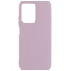 Силиконовый чехол для Xiaomi Poco X5 5G Soft Matte с микрофиброй Сиреневый
