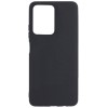 Силиконовый чехол для Xiaomi Poco X5 5G Soft Matte с микрофиброй Черный