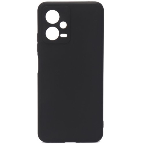 Силиконовый чехол для Xiaomi Poco X5 5G TPU 1мм с защитой камеры Черный