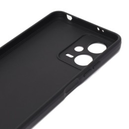 Силиконовый чехол для Xiaomi Poco X5 5G TPU 1мм с защитой камеры Черный