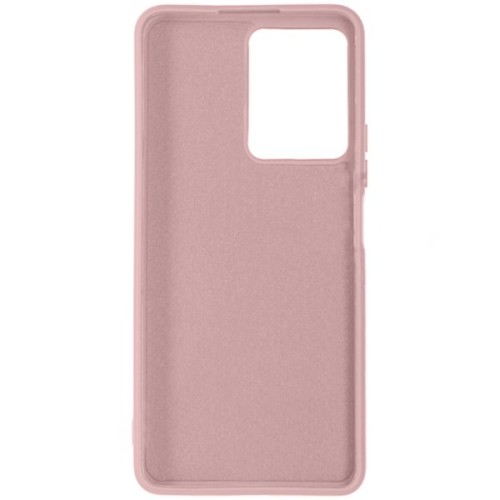 Силиконовый чехол для Xiaomi Poco X5 Pro 5G Soft Matte с микрофиброй Пыльно розовый