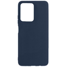 Силиконовый чехол для Xiaomi Poco X5 Pro 5G Soft Matte с микрофиброй Синий