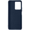 Силиконовый чехол для Xiaomi Poco X5 Pro 5G Soft Matte с микрофиброй Синий