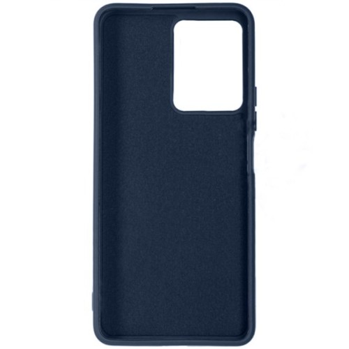 Силиконовый чехол для Xiaomi Poco X5 Pro 5G Soft Matte с микрофиброй Синий