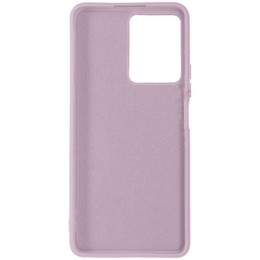 Силиконовый чехол для Xiaomi Poco X5 Pro 5G Soft Matte с микрофиброй Сиреневый
