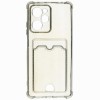 Силиконовый чехол для Xiaomi Poco X5 Pro 5G Silicone Card Holder Case с защитой камеры Прозрачный