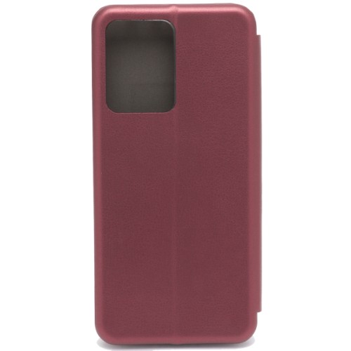 Чехол книжка для Xiaomi Poco X5 Pro 5G Book Cover Бордовый