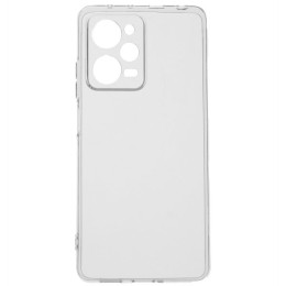 Силиконовый чехол для Xiaomi Poco X5 Pro 5G TPU 1мм с защитой камеры Прозрачный