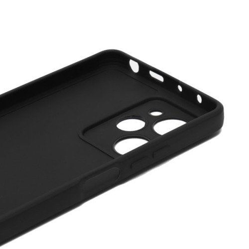 Силиконовый чехол для Xiaomi Poco X5 Pro 5G TPU 1мм с защитой камеры Черный