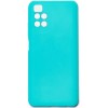 Силиконовый чехол для Xiaomi Redmi 10 Soft Matte с защитой камеры Бирюзовый
