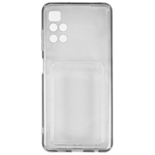 Силиконовый чехол для Xiaomi Redmi 10 iBox Crystal с картхолдером и защитой камеры Прозрачный