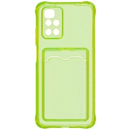 Силиконовый чехол для Xiaomi Redmi 10 Card Holder Желтый