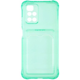 Силиконовый чехол для Xiaomi Redmi 10 Card Holder Мятный