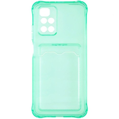 Силиконовый чехол для Xiaomi Redmi 10 Card Holder Мятный