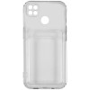 Силиконовый чехол для Xiaomi Redmi 10A TPU 1.5мм с картхолдером и защитой камеры Прозрачный