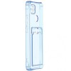 Силиконовый чехол для Xiaomi Redmi 10A Silicone Card Holder Case Голубой