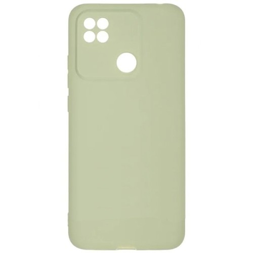 Силиконовый чехол для Xiaomi Redmi 10A Soft Matte с защитой камеры Оливковый
