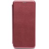 Чехол книжка для Xiaomi Redmi 10C Book Cover Бордовый