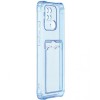 Силиконовый чехол для Xiaomi Redmi 10C Silicone Card Holder Case Голубой