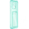 Силиконовый чехол для Xiaomi Redmi 10C Silicone Card Holder Case Мятный