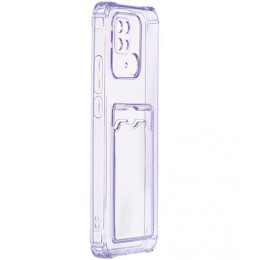 Силиконовый чехол для Xiaomi Redmi 10C Silicone Card Holder Case Сиреневый