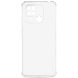 Силиконовый чехол для Xiaomi Redmi 10C TPU 1мм с защитой камеры Прозрачный