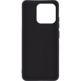 Силиконовый чехол для Xiaomi Redmi 12 4G Soft Matte с микрофиброй Черный