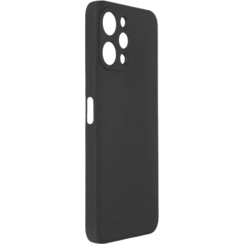 Силиконовый чехол для Xiaomi Redmi 12 4G Soft Matte с защитой камеры Черный