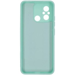 Силиконовый чехол для Xiaomi Redmi 12C Soft Matte с микрофиброй Мятный