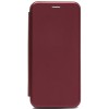 Чехол книжка для Xiaomi Redmi 12C Book Cover Бордовый