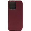 Чехол книжка для Xiaomi Redmi 12C Book Cover Бордовый