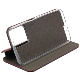Чехол книжка для Xiaomi Redmi 12C Book Cover Бордовый