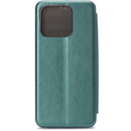 Чехол книжка для Xiaomi Redmi 12C Fashion Case на магнитах Зеленый