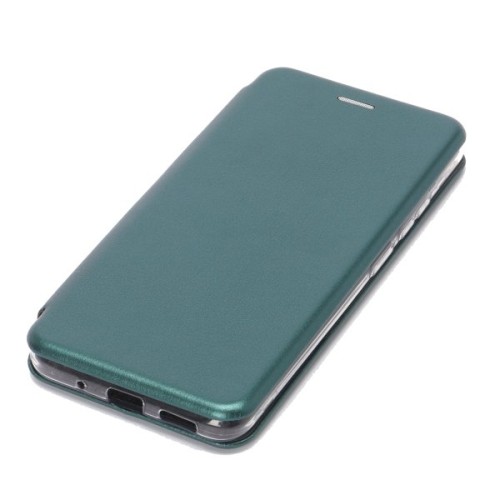 Чехол книжка для Xiaomi Redmi 12C Fashion Case на магнитах Зеленый