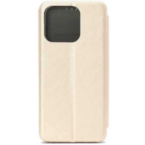 Чехол книжка для Xiaomi Redmi 12C Fashion Case на магнитах Золотой