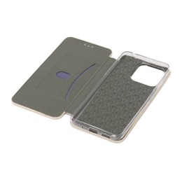 Чехол книжка для Xiaomi Redmi 12C Fashion Case на магнитах Золотой