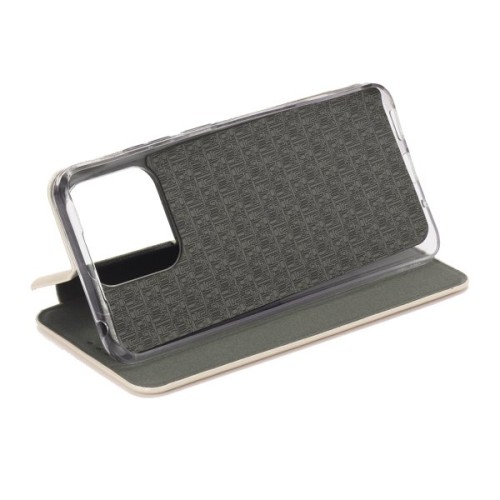Чехол книжка для Xiaomi Redmi 12C Fashion Case на магнитах Золотой