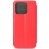 Чехол книжка для Xiaomi Redmi 12C Fashion Case на магнитах Красный