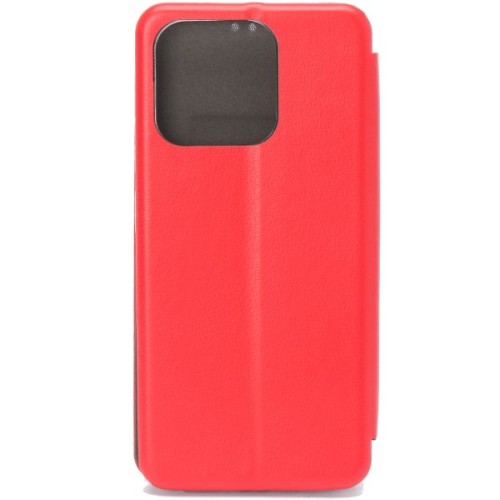 Чехол книжка для Xiaomi Redmi 12C Fashion Case на магнитах Красный