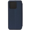 Чехол книжка для Xiaomi Redmi 12C Fashion Case на магнитах Темно синий