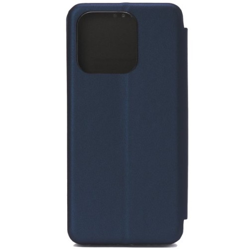 Чехол книжка для Xiaomi Redmi 12C Fashion Case на магнитах Темно синий