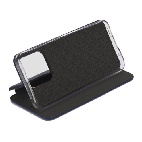 Чехол книжка для Xiaomi Redmi 12C Fashion Case на магнитах Темно синий