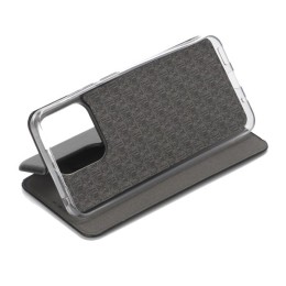 Чехол книжка для Xiaomi Redmi 12C Fashion Case на магнитах Черный