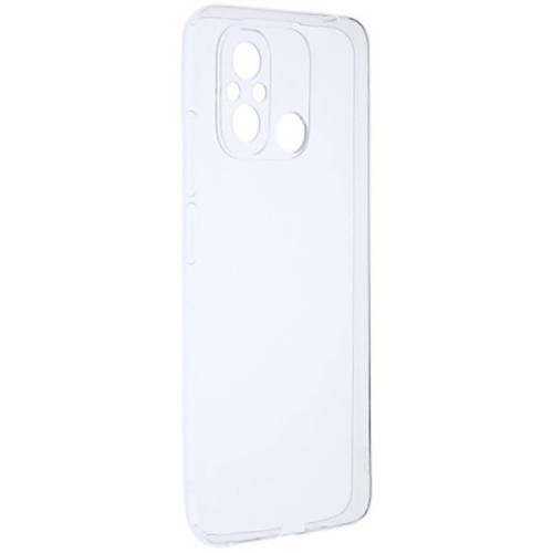 Силиконовый чехол для Xiaomi Redmi 12C Ultra Thin Case с защитой камеры Прозрачный