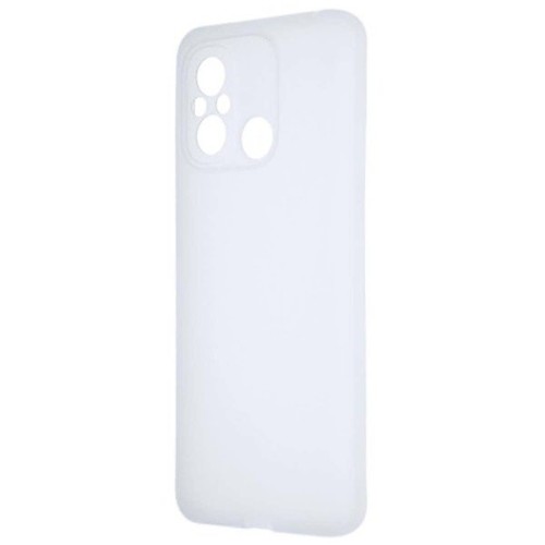 Силиконовый чехол для Xiaomi Redmi 12C TPU 1мм с защитой камеры Прозрачный глянцевый