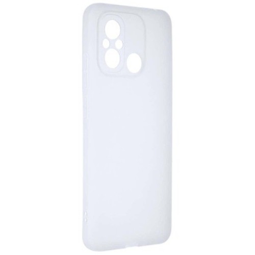 Силиконовый чехол для Xiaomi Redmi 12C TPU 1мм с защитой камеры Прозрачный глянцевый