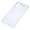 Силиконовый чехол для Xiaomi Redmi 12C TPU 1мм с защитой камеры Прозрачный глянцевый