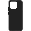 Силиконовый чехол для Xiaomi Redmi 12C TPU 1мм Черный матовый