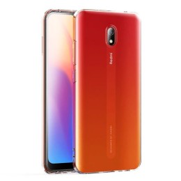 Силиконовый чехол для Xiaomi Redmi 8A TPU 1мм Прозрачный глянцевый